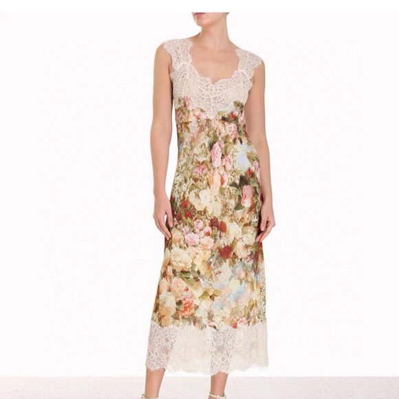 Zimmermann Lace Slip Dress Autumn Floral Print NWT US SIze 4 - Picture 9 of 10